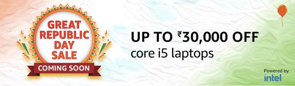 laptop discounts during Amazon republic day sale