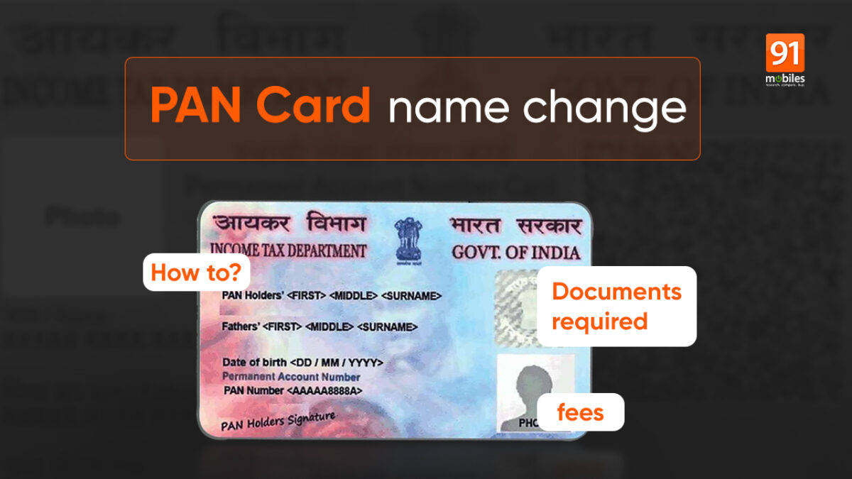 How To Change Name In Pan Card As Per Aadhaar Card Online