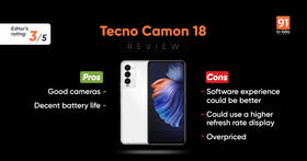 Tecno Camon 18 review: a mixed bag