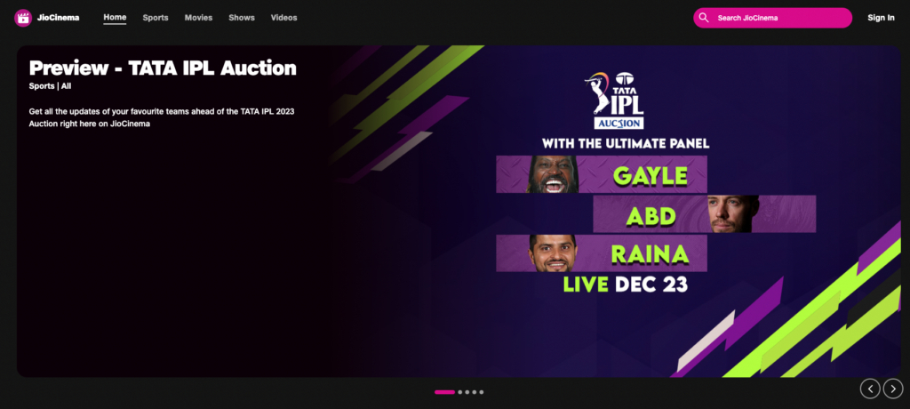IPL auction 2023 live streaming