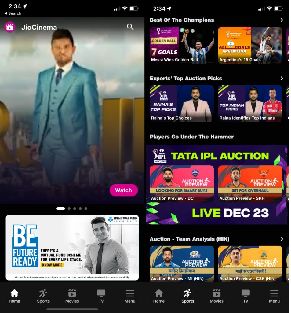 IPL auction live streaming