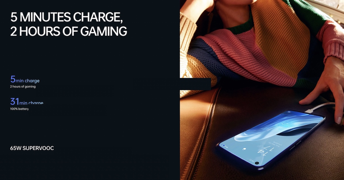 OPPO Reno7 5G - battery