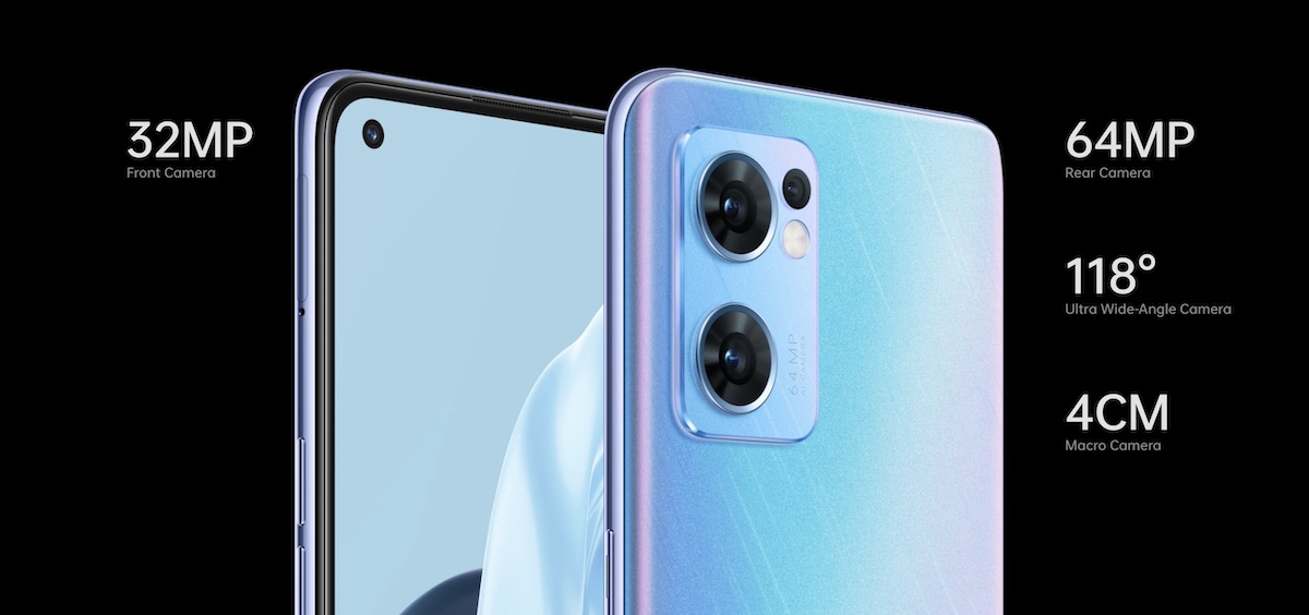 OPPO Reno7 5G - camera