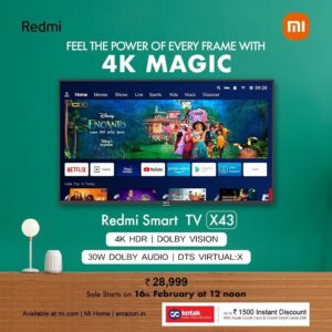 Redmi Smart TV X43