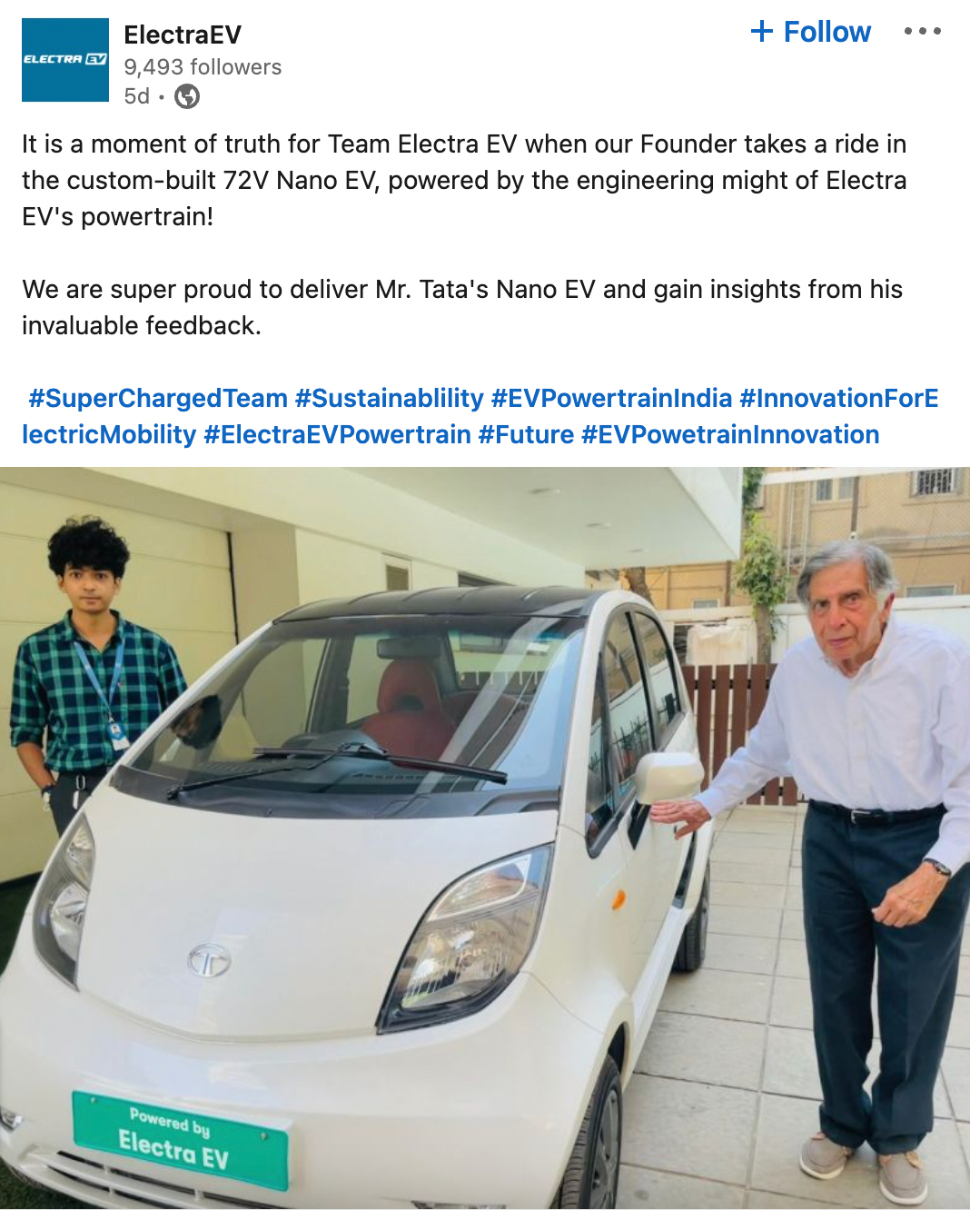 Tata Nano EV in electric avatar, equipped with these features