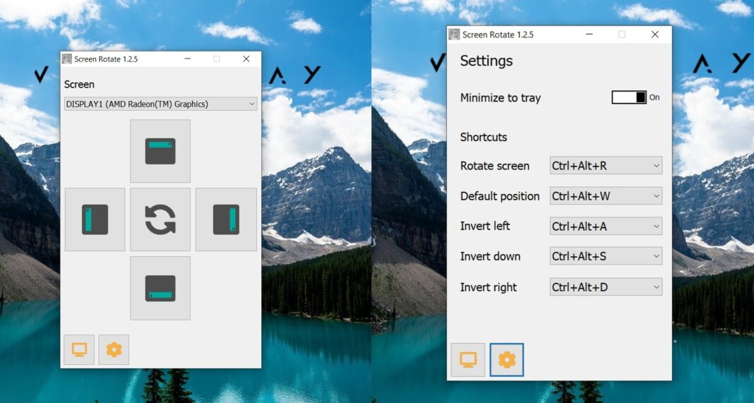 Rotate your laptop screen easily in Windows and Mac