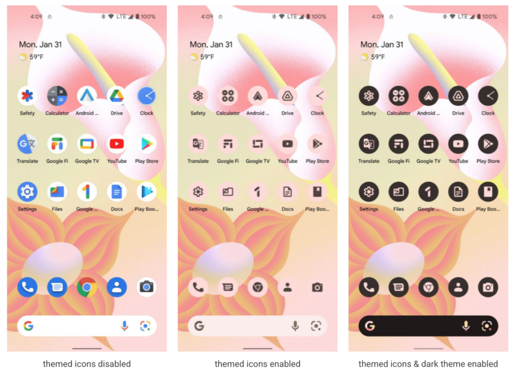 android 13 app icon material you