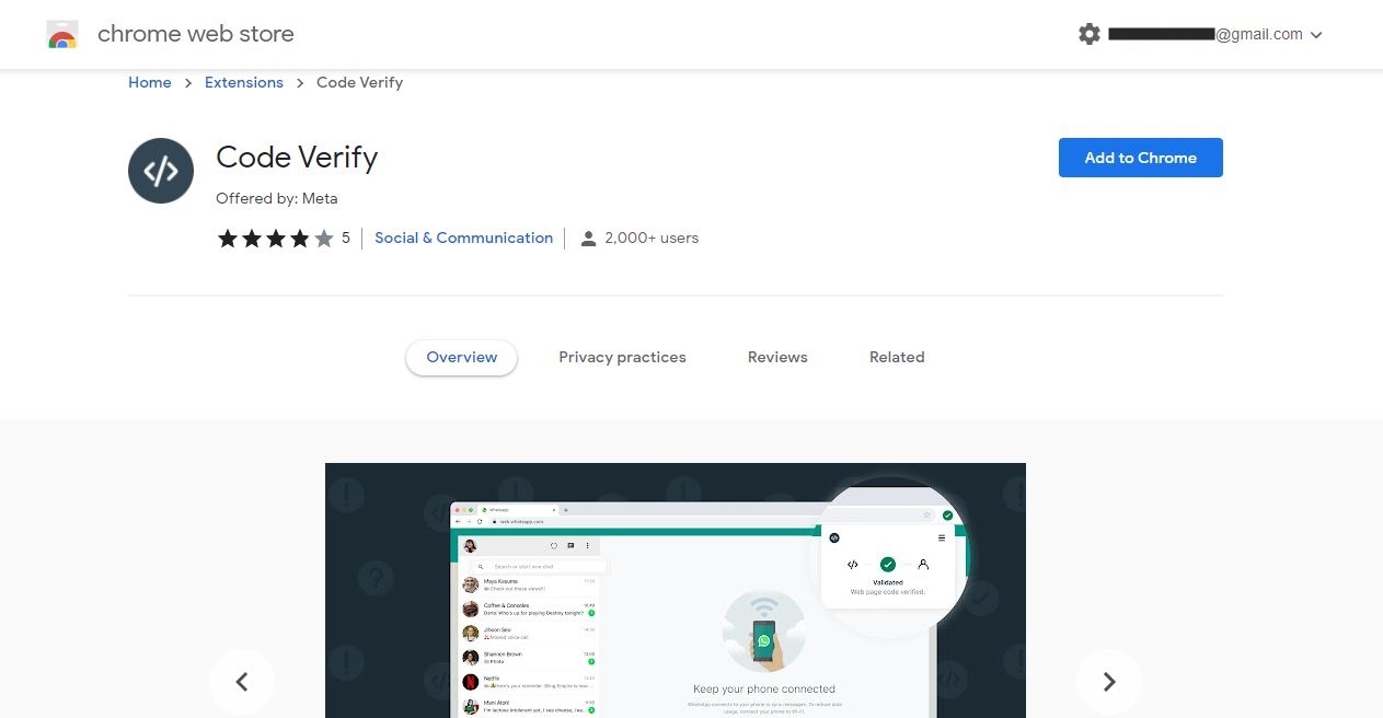 Check WhatsApp Web code hack