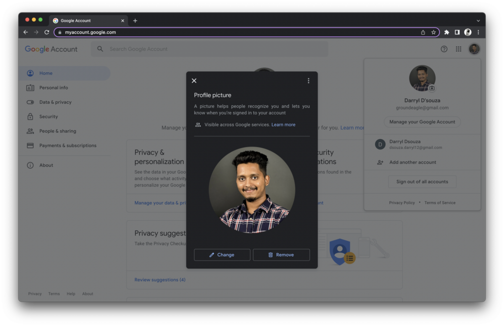 Change your Gmail profile picture - Computer - Gmail Help