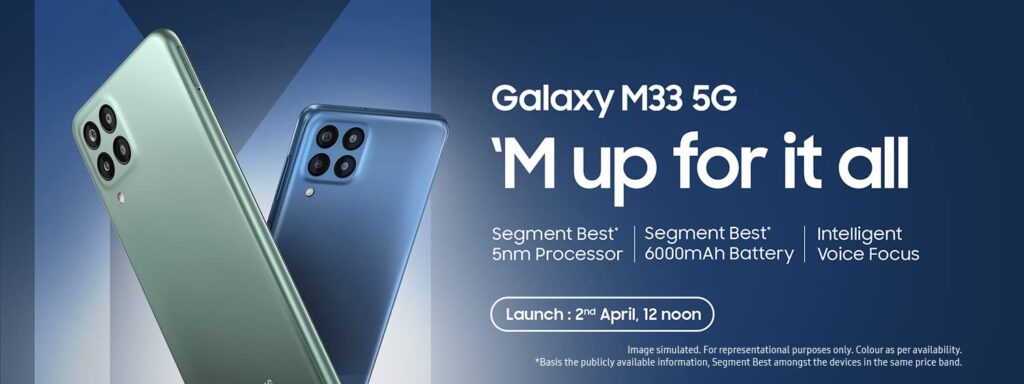 Samsung Galaxy M33 5G launch