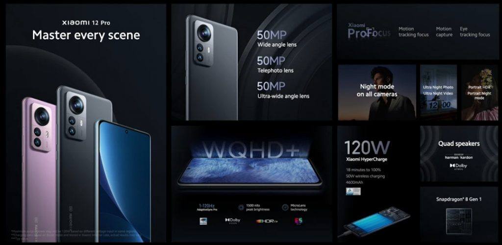 Xiaomi 12 Pro specifications