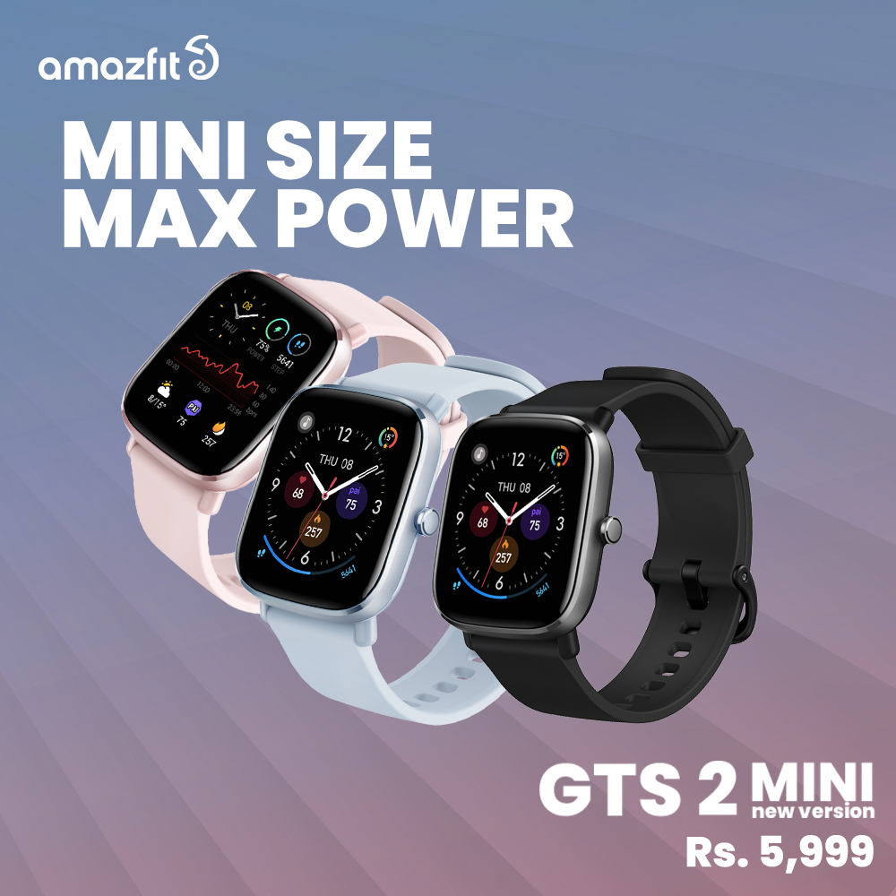 Amazfit GT2 Mini new version price in India