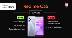 Realme C35 review: a decent budget choice