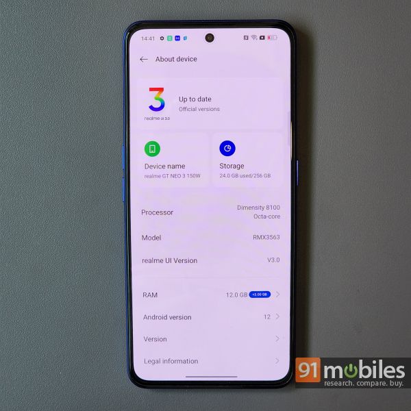 Realme GT Neo 3 150W review: Earning its stripes