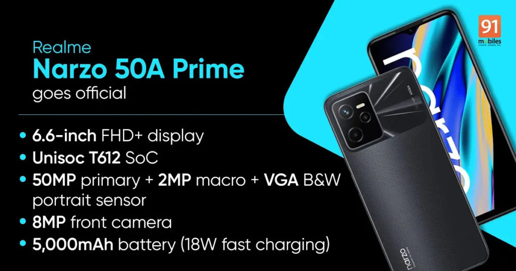 Realme Narzo 50A Prime