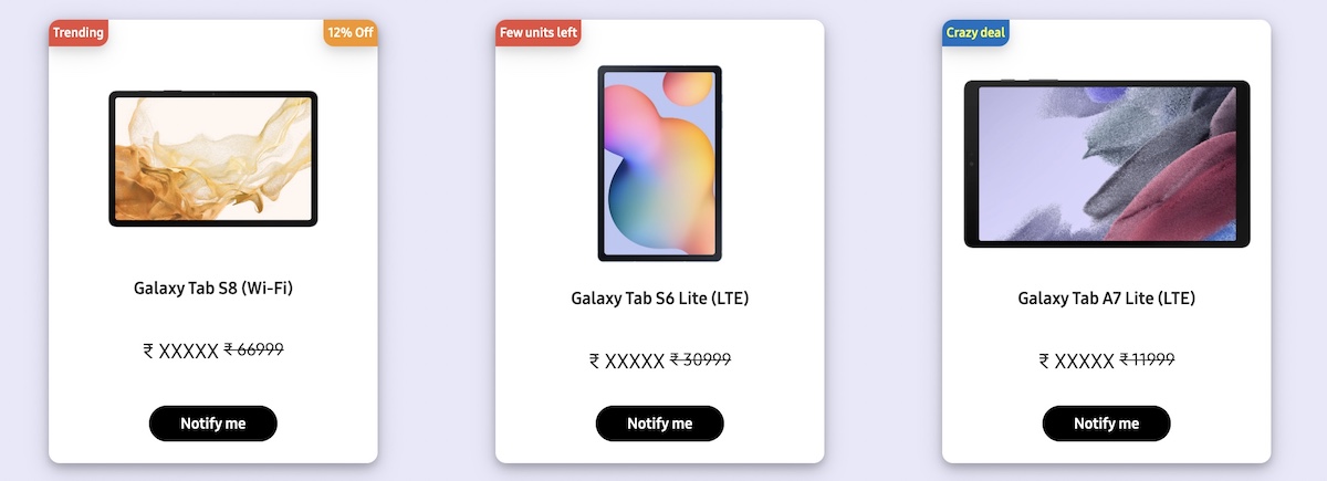 Samsung Fab Grab Fest - tablet deals