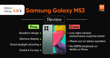 Samsung Galaxy M53 5G review: a proper visual treat