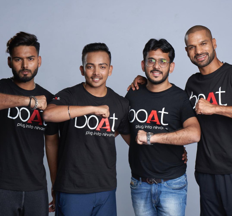 Aman Gupta boAt t-shirt