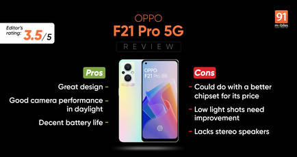 OPPO F21 Pro 5G review: the one with the looks
