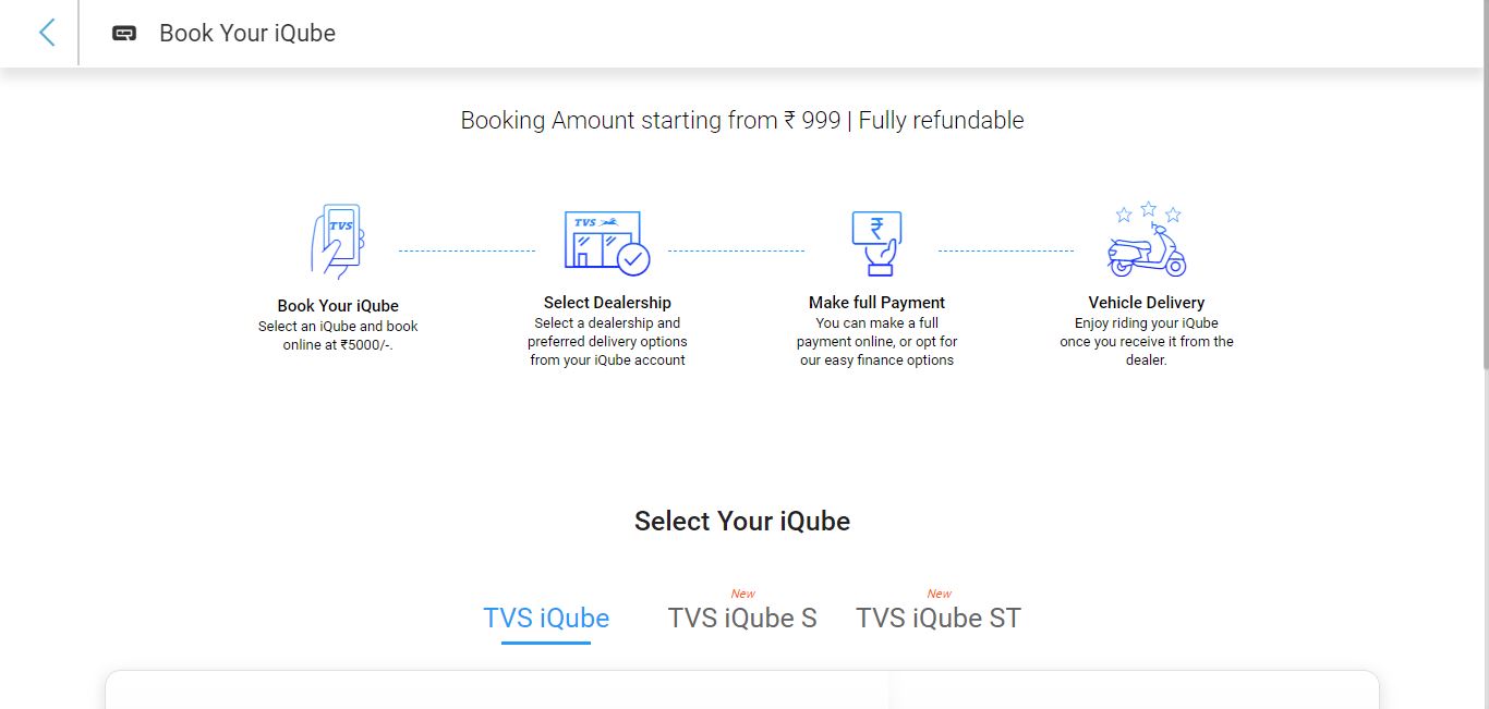 Buy 2022 TVS iQube Online in India