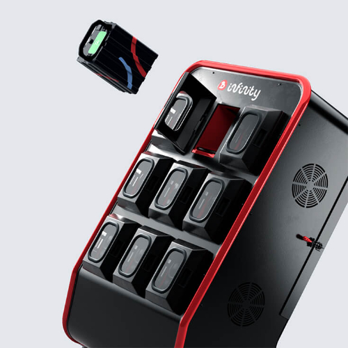 Bouncer Infinity battery station
