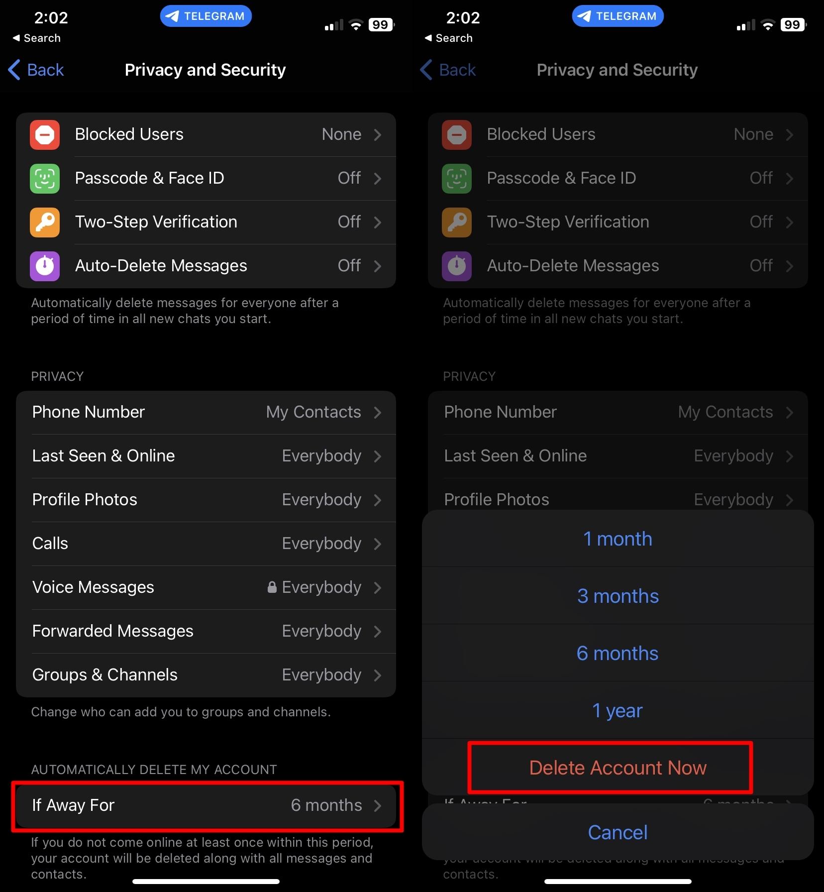 How To Delete Your Telegram Account