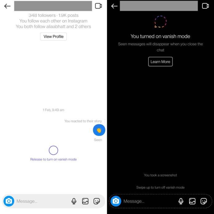 Instagram Vanish Mode How to turn on/off Vanish Mode on Instagram