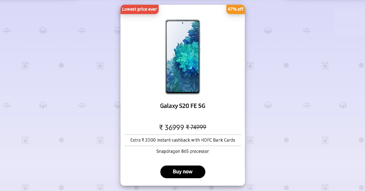 Penawaran S20 V5G
