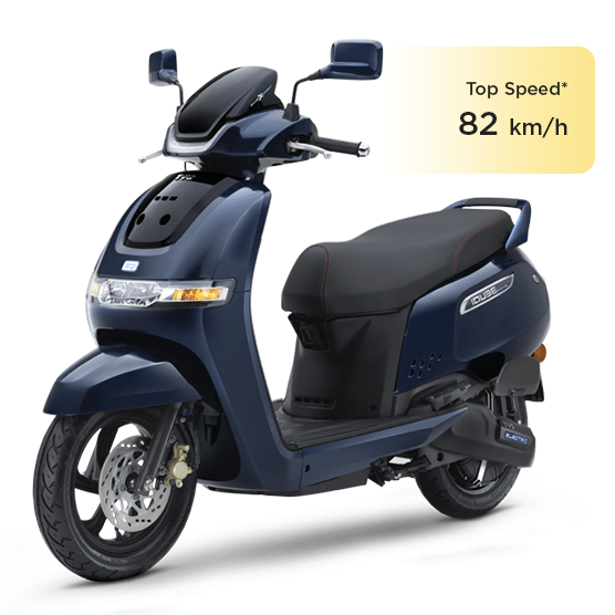 Maximum speed of the iQube ST 2022 TV