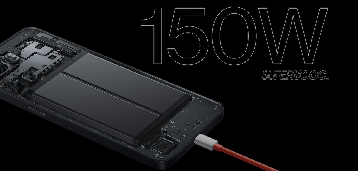 Unbelievably 150W SUPERVOOC fast charging