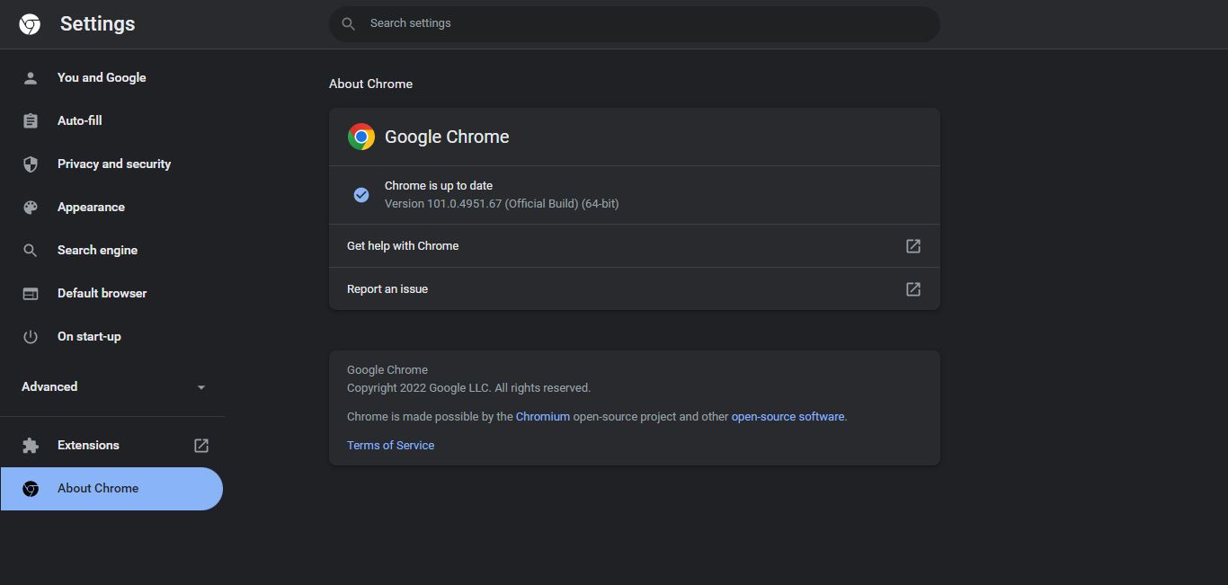 Update Google Chrome on Windows PC
