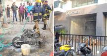 Viral video: Electric scooter catches fire at Ather Energy outlet, company clarifies