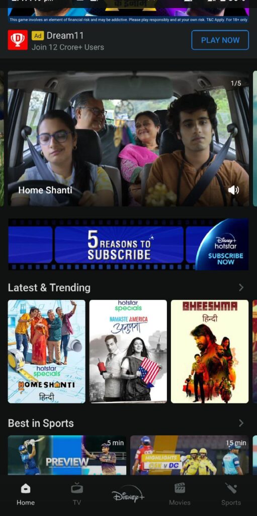 movie websites in india