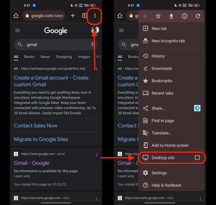 Gmail: How to change name in Gmail account on Android mobile phone