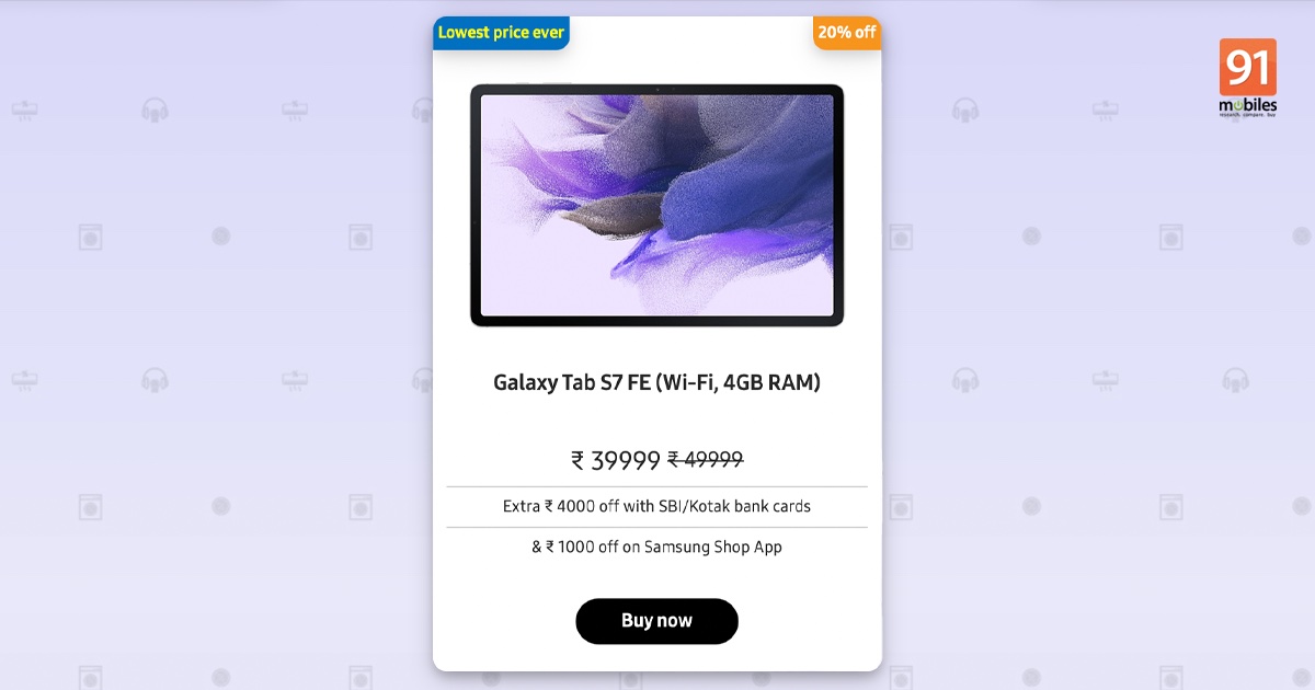 tab s7 fe deals