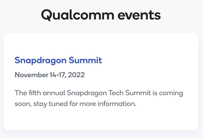Qualcomm Snapdragon 8 Gen 2