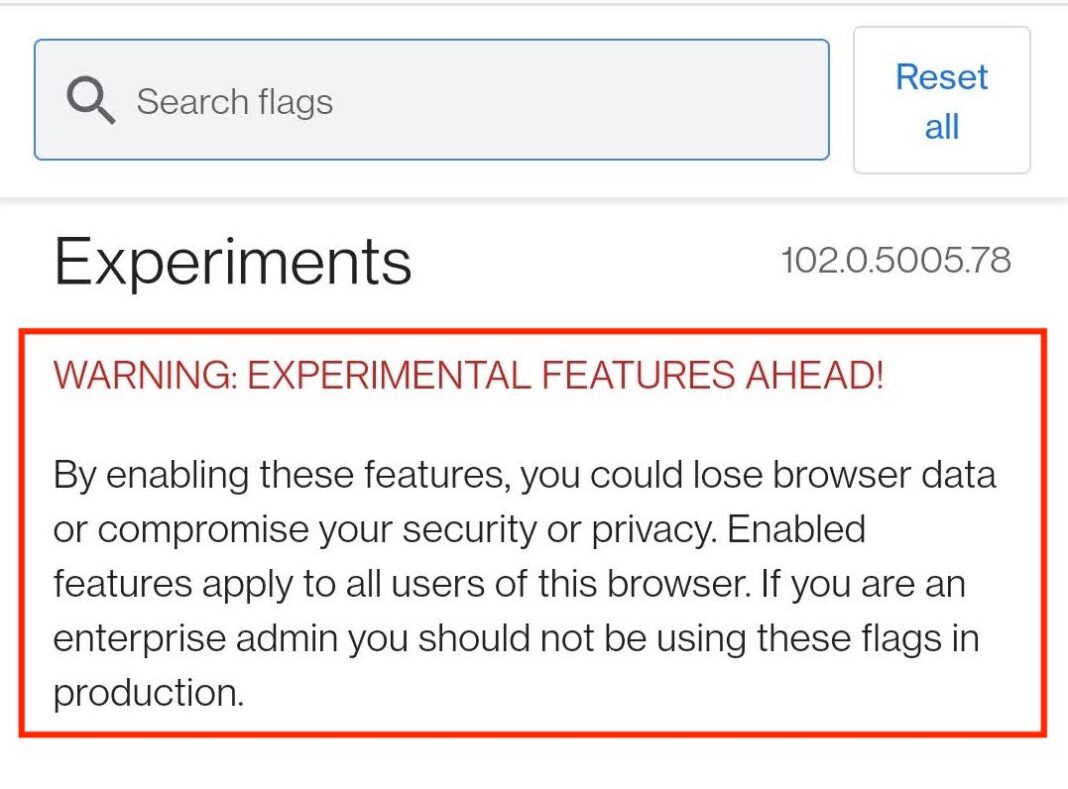 How to enable Chrome flags to test new beta features on Android mobile