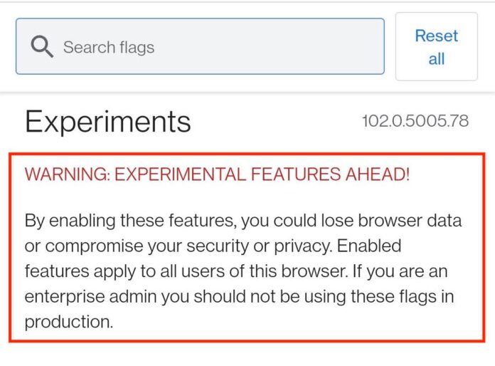 Google Chrome フラグを有効にしてベータ機能をテストする方法