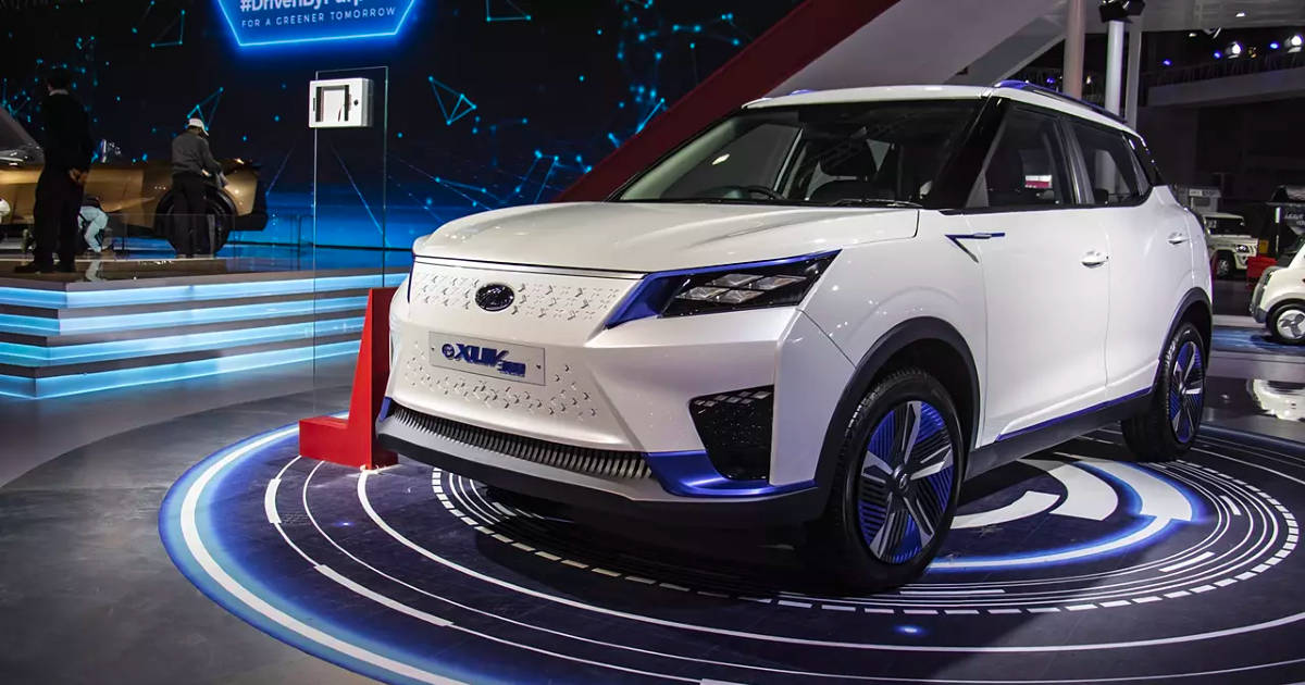 Fully electric SUV Mahindra XUV400 spotted testing on Indian roads