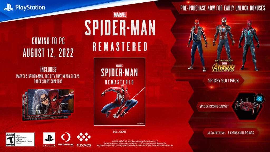 Marvel's Spider-Man Remastered