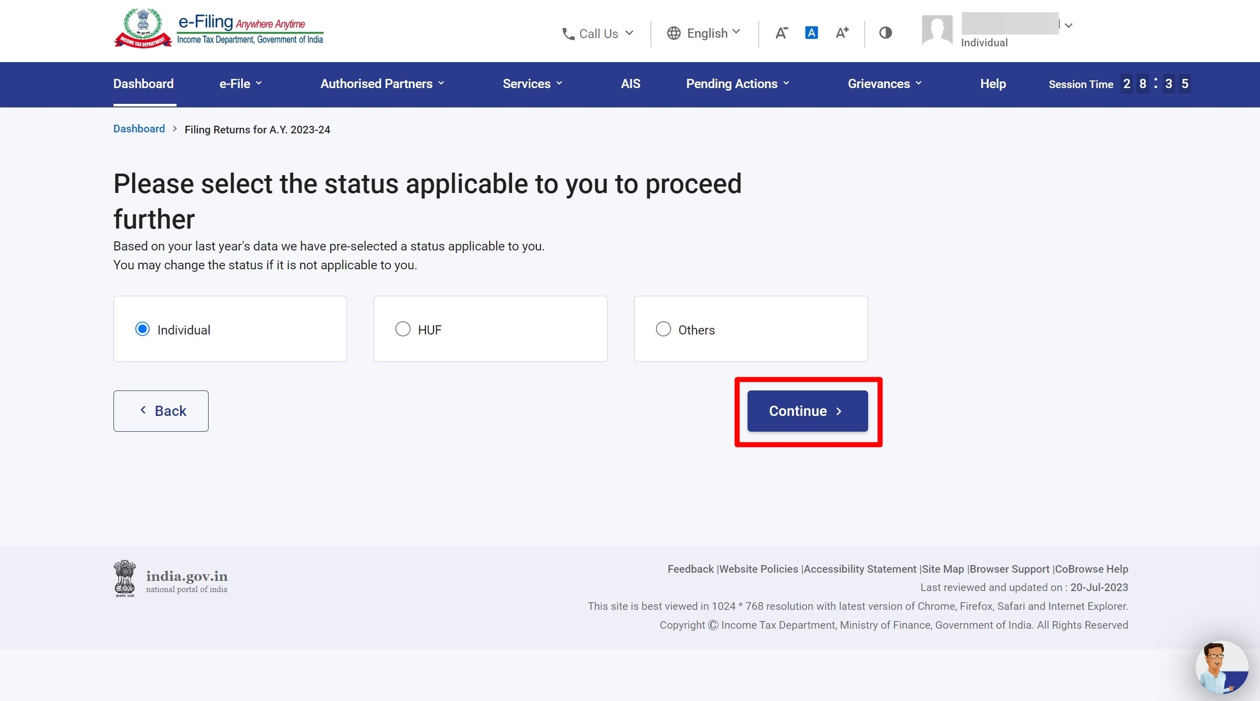 How to file ITR online