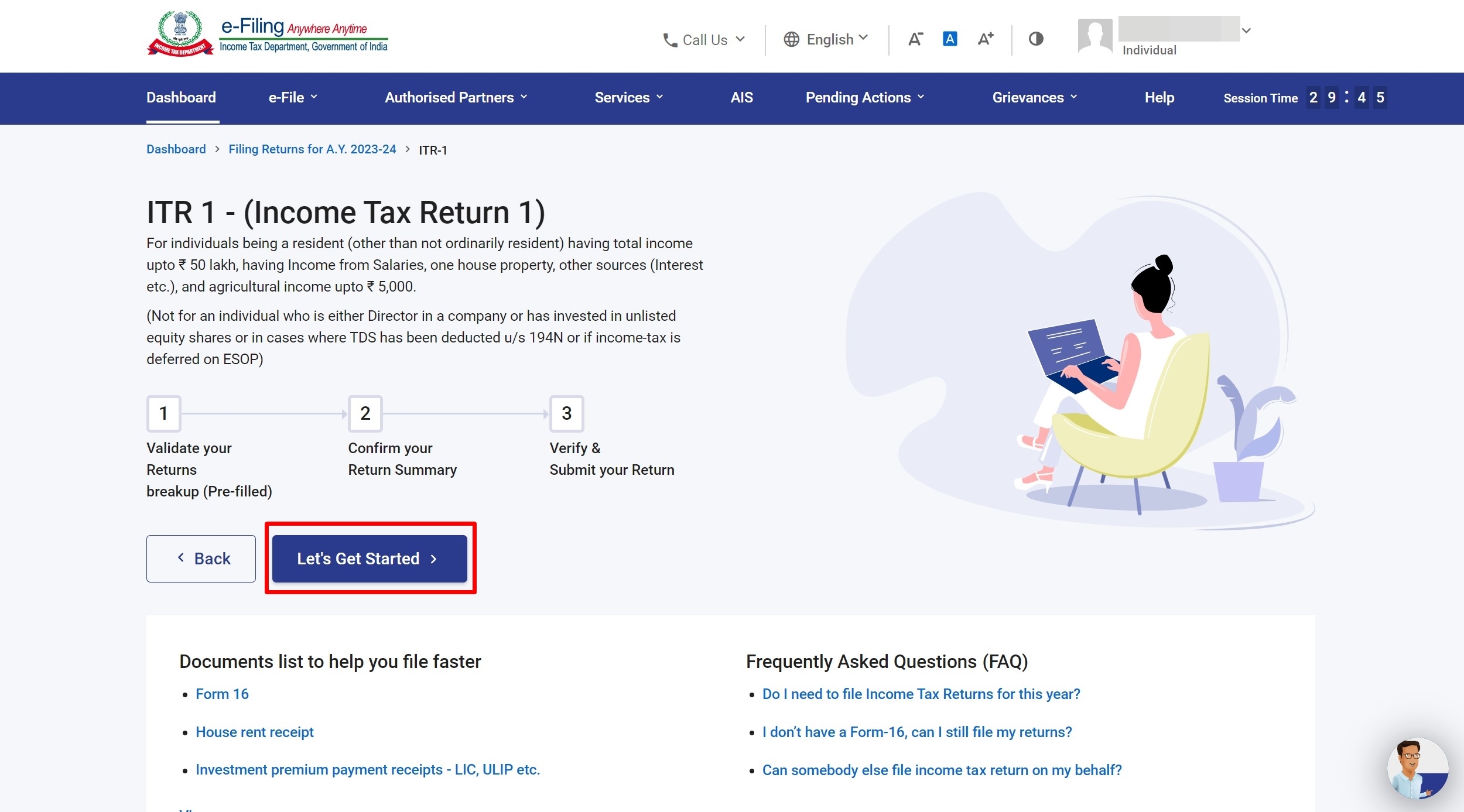 How to file ITR online