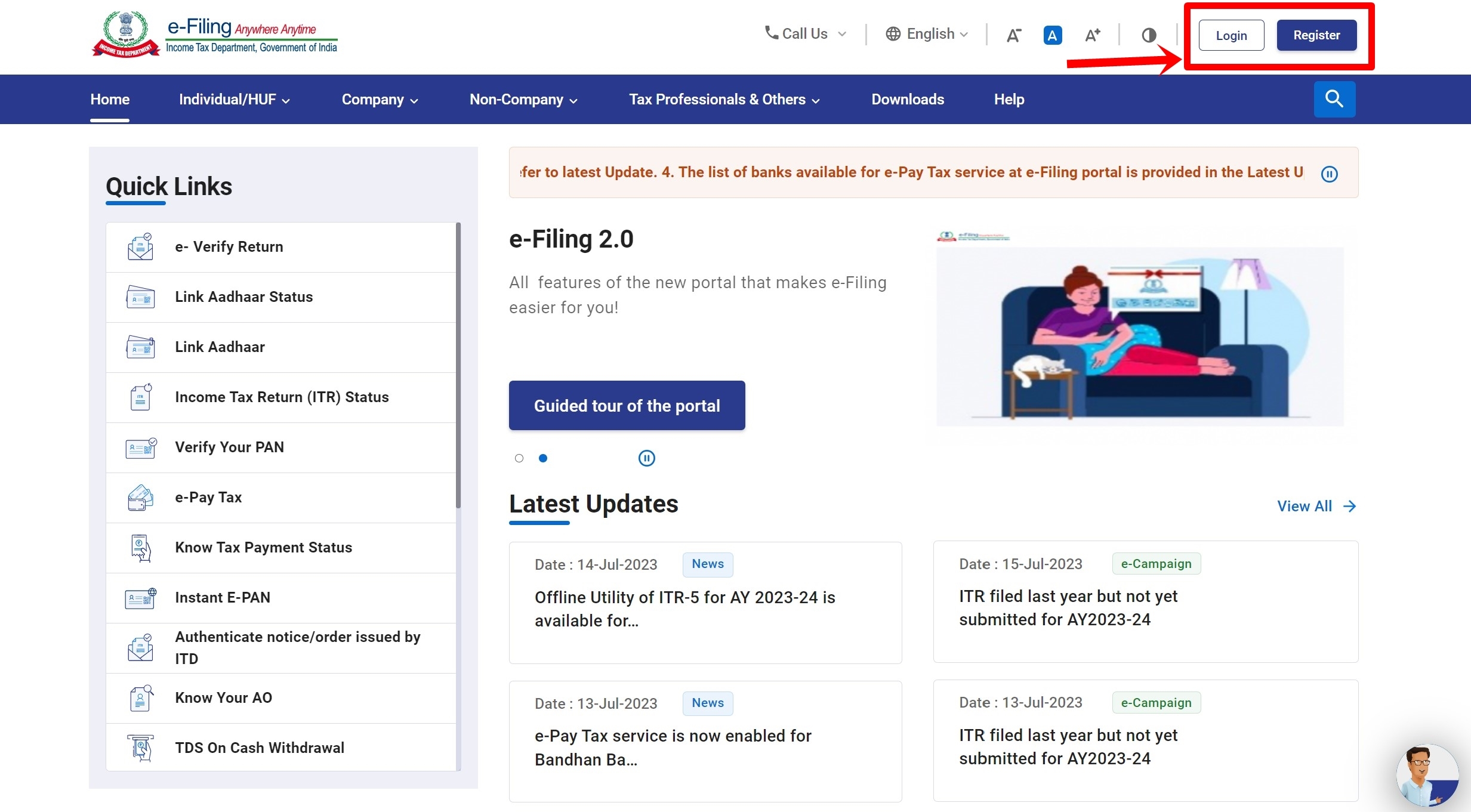 How to file ITR online