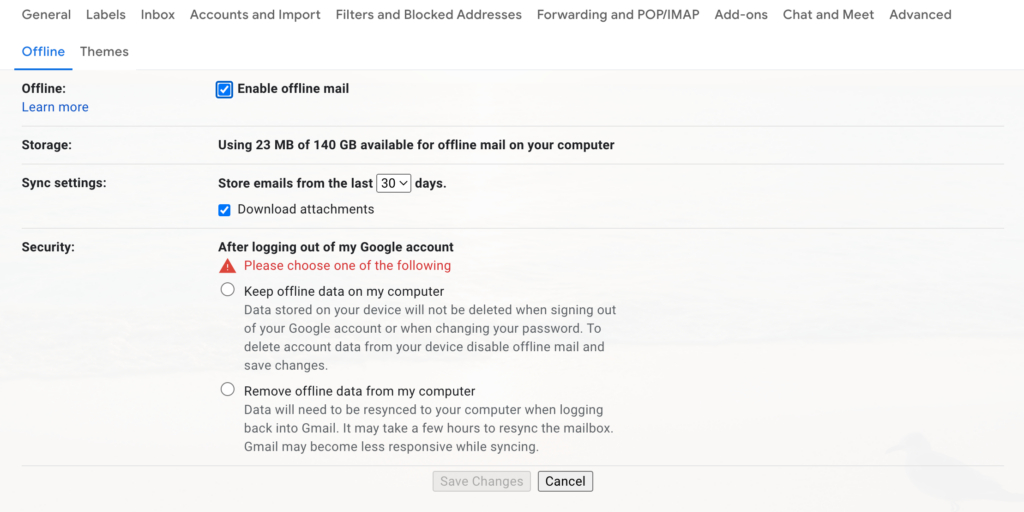 Steps to Setup Gmail Offline on Laptop/PC
