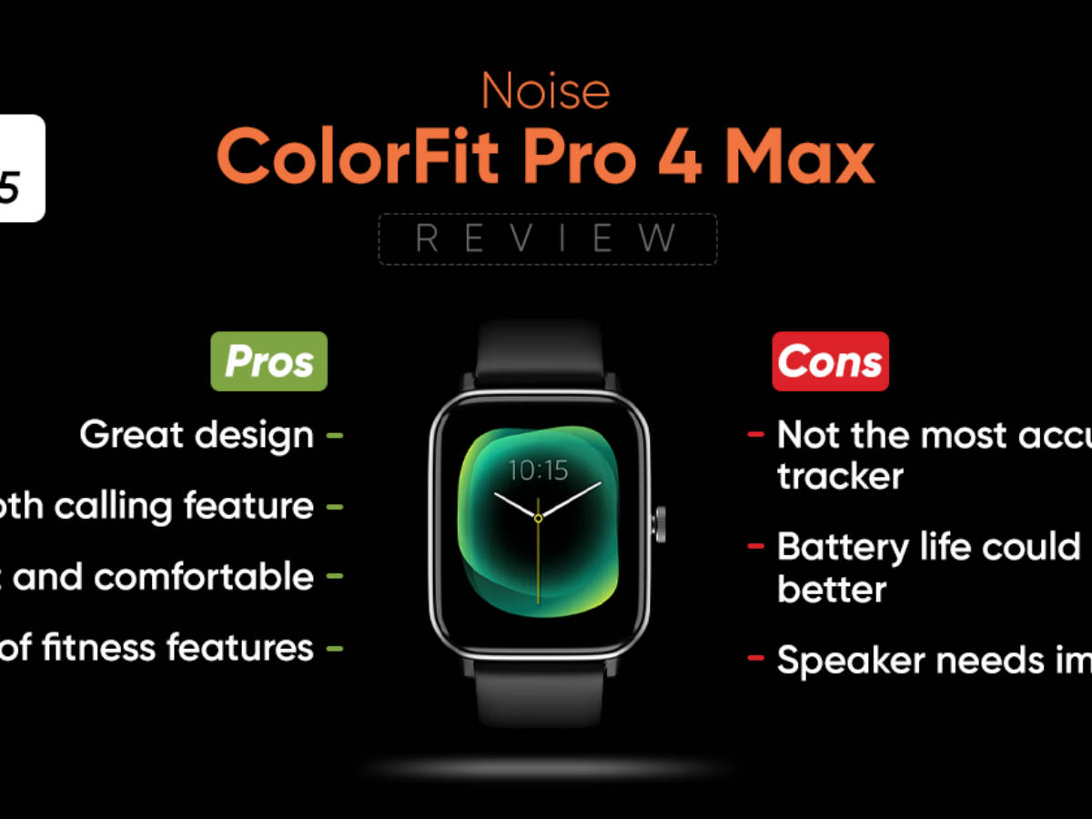 Noise colorfit pro 4 max battery life Clearance