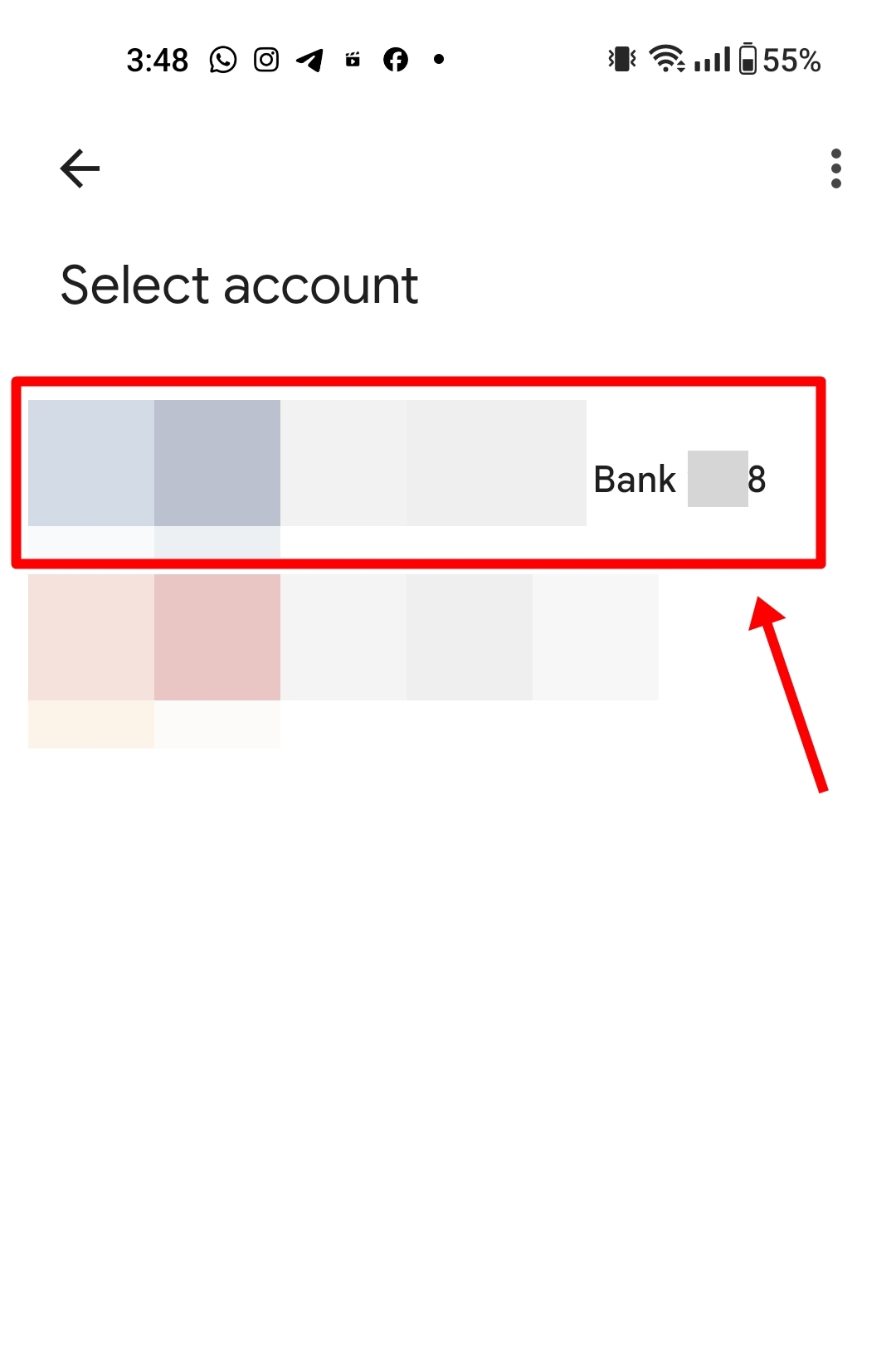 Check HDFC Bank balance via UPI app