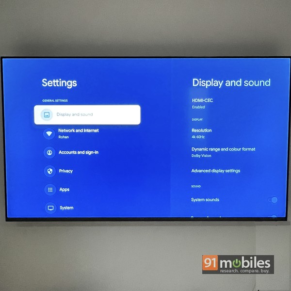 Chromecast with Google TV stream on | 91mobiles.com