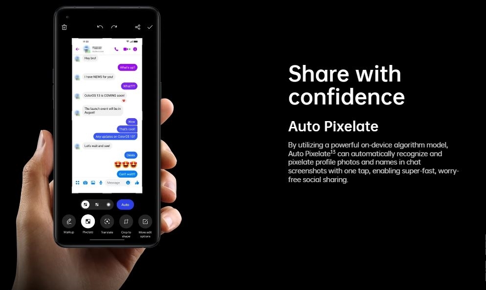 ColorOS 13 privacy & security features