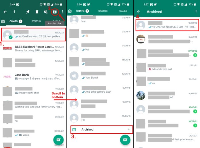 Hide WhatsApp chat: How to hide WhatsApp chats with or without archive