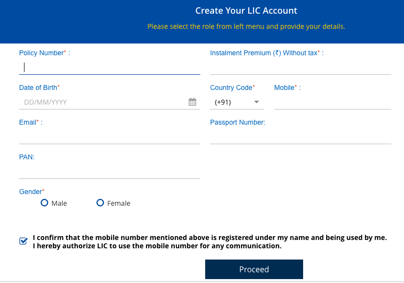 How to check LIC policy status online